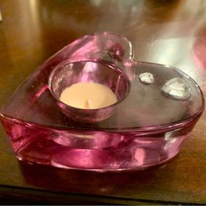 Beautiful glass candle holder!